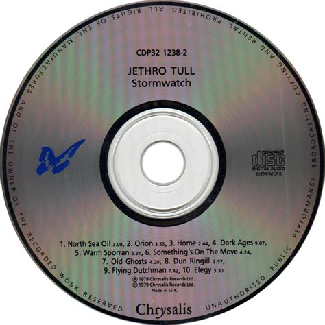 Car tula Cd de Jethro Tull - Stormwatch - Portada