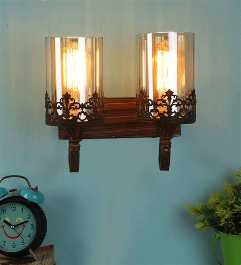 Buy Brown Iron Wall Lights By Eliante By Jainsons Lights at 41% OFF by ...