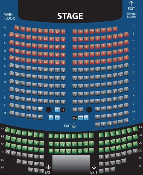 Harrison Opera House Seating Chart | Printable Templates Free