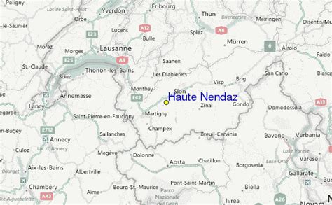 Haute Nendaz Ski Resort Guide, Location Map & Haute Nendaz ski holiday accommodation