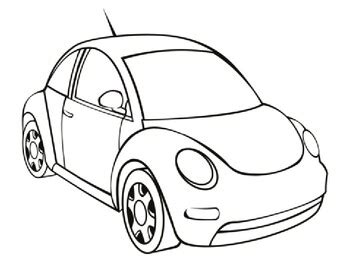 VW Beetle Coloring Picture by Steven's Social Studies | TpT