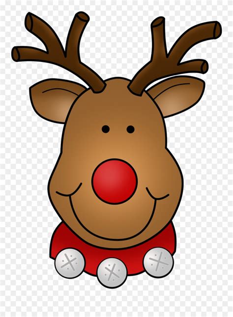 "dots" Of Fun Clip Art - Rudolph The Red Nosed Reindeer Face - Png ...