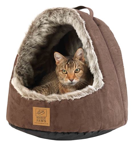 Cats :: Cat Beds :: House Of Paws Hooded Arctic Fox Cat Bed - – Easy Animal | Cat bed, Luxury ...