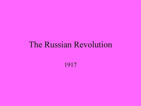 Russian Revolution Day! - ppt download