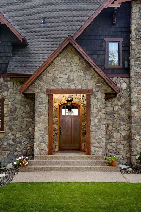 Manufactured Stone Home Exteriors - Mutual Materials | Stone exterior houses, House exterior ...