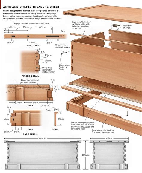 Blanket Chest Plans • WoodArchivist