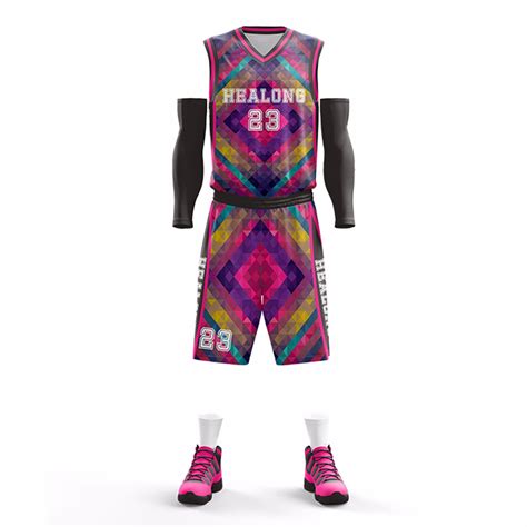 Download Unique Basketball Jersey Design Color Pink Gif – Unique Design