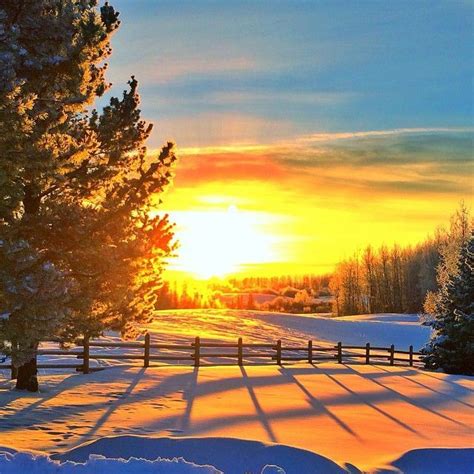 Winter sunset, Alberta, Canada. Photo courtesy of mthiessen on ...