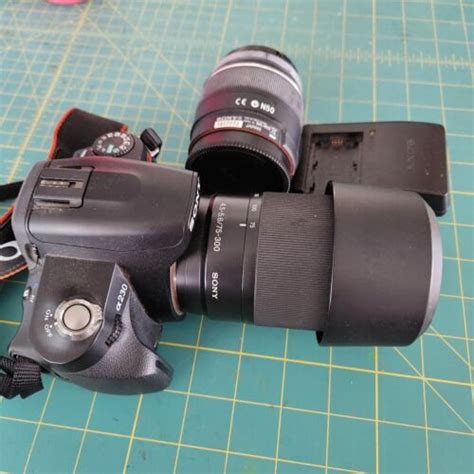 Sony Alpha a230 10.2MP Digital SLR Camera w 18-55 lens & 75-300 lens 27242748699 | eBay