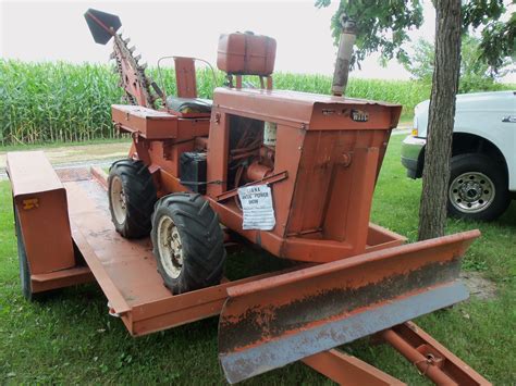 1965 Ditch Witch trencher | Trenchers, Construction equipment, Construction