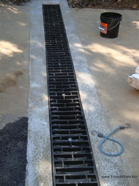 EconoDrain – The Versatile Poured-in-Place Trench Drain System | Backyard drainage, Trench drain ...