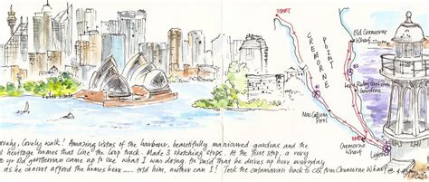 Urban Sketchers Australia: Cremorne Point Walk