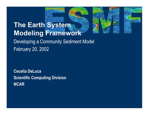 (PDF) The Earth System Modeling Framework