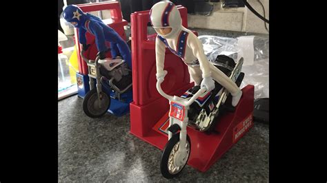 The Evel Knievel Stunt cycle first open Review. - YouTube