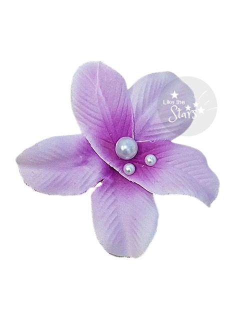 Isabella Madrigal Purple Flower Hair Clip Encanto Head | Etsy Brasil Flower Hair Clips, Flowers ...