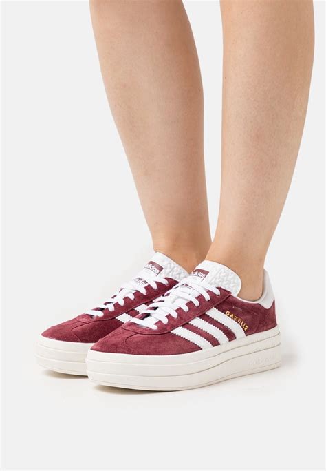 adidas Originals GAZELLE BOLD - Trainers - shadow red/footwear white/core white/red - Zalando.co.uk