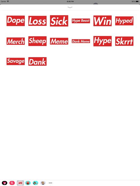 Box Logo Hypebeast Stickers for iOS (iPhone/iPad) Latest Version at $0. ...