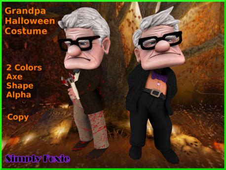 Second Life Marketplace - Grandpa Halloween Costume (Boxed)