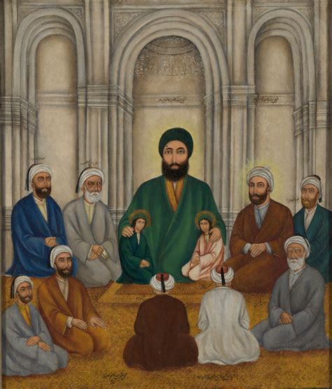 Rahim Kashani | People of the Prophet's House with Companions | The Metropolitan Museum of Art