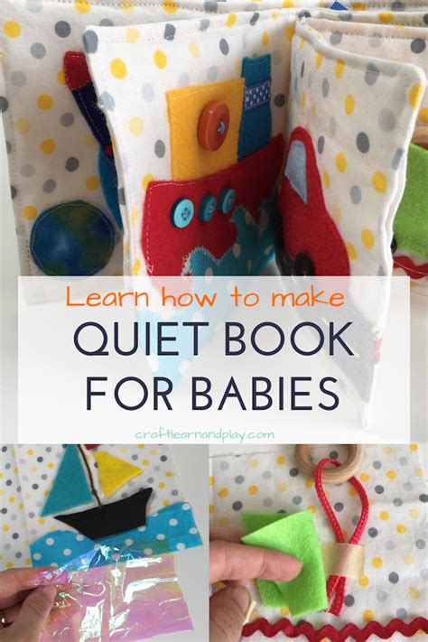 Learn How To Make Sensory Book For Babies in 2020 | Baby quiet book, Binding quiet book, Baby crafts