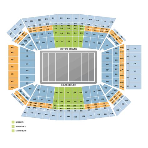 Colts Stadium Map : Indianapolis Colts Stadium Seating Chart / My full guide on how you can ...