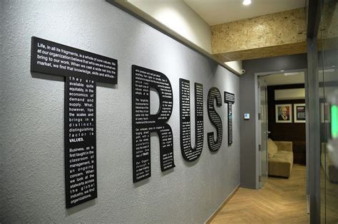 Office Branding Wall Design | Office wall design, Office branding, Wall ...