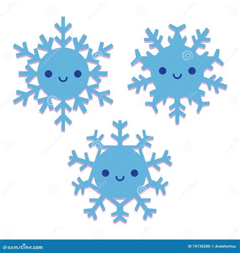 20+ Images Of Cartoon Snowflakes | Homecolor : Homecolor