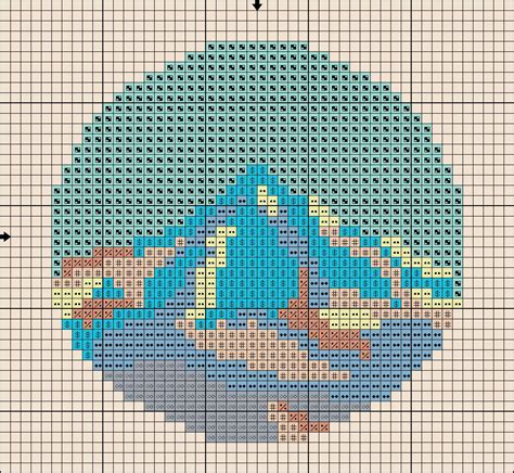 Free cross stitch pattern Abstract Mountain | Cross stitch art, Cross stitch, Modern cross ...