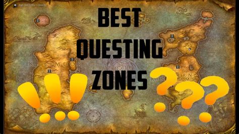 Classic WoW: Best Questing Zones - YouTube