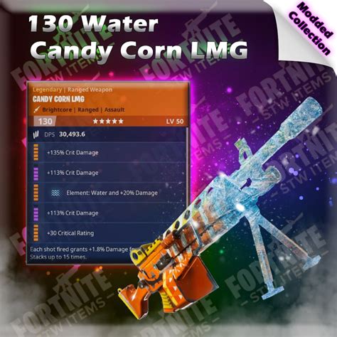 Modded PL 130 Water Candy Corn LMG - Fortnitestwitems.com