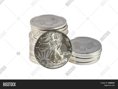 Stacks U.s. Silver Image & Photo (Free Trial) | Bigstock