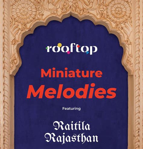 Miniature Melodies: An Evening Celebrating Rajasthani Miniature Art ...