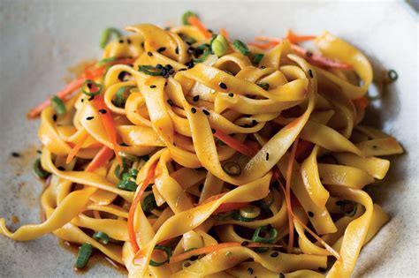 Sriracha–Soy Sauce over Egg Noodles | Recipe | Egg noodles, Vegetarian ...