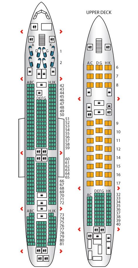 A380 Emirates Business Class Seating Plan - Image to u