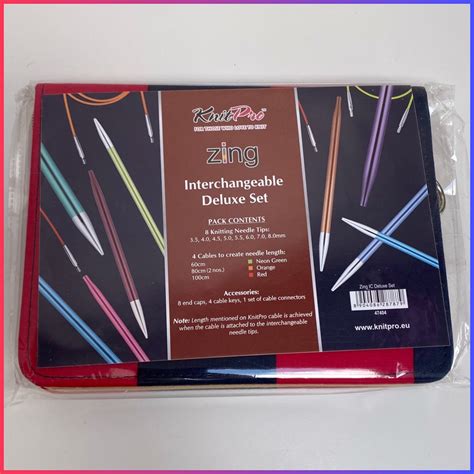 Zing Knitting Needles Interchangeable Deluxe Set | KnitPro Needles | KnitUK