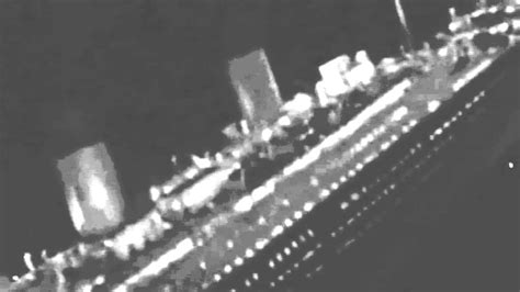 Real Titanic sinking footage - YouTube