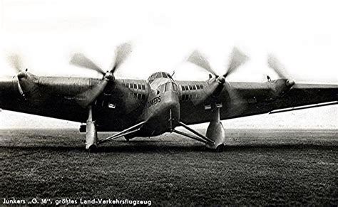 Junkers G38 Aircraft | Historia de la aviacion, Luftwaffe, Motor radial