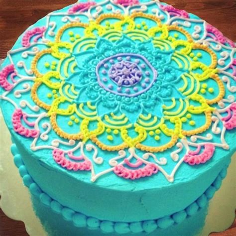 Mandala cake - Decorated Cake by Anna - CakesDecor