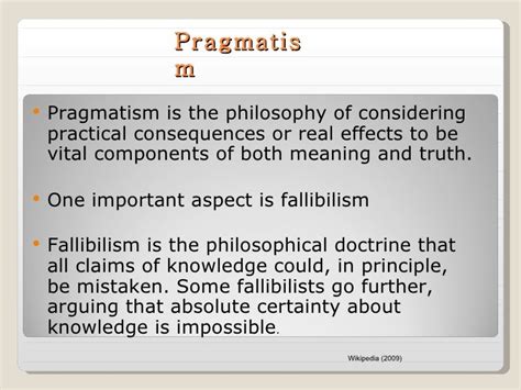 Pragmatism Dewey