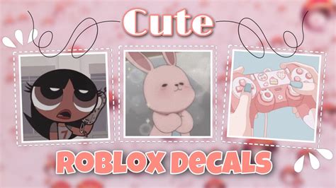 20 Cute Roblox Decals WITH Decal ID🌸 (for your Royale High Journal)🤍 - YouTube