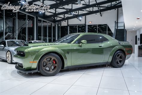 Used 2018 Dodge Challenger SRT Demon 1 of 2 in F8 Green w/Brass Monkey Wheels FORZA Stage 4R ...