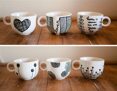 Don't Mind if I Do: DIY: Personalized Mugs (aka Sharpie Mugs)