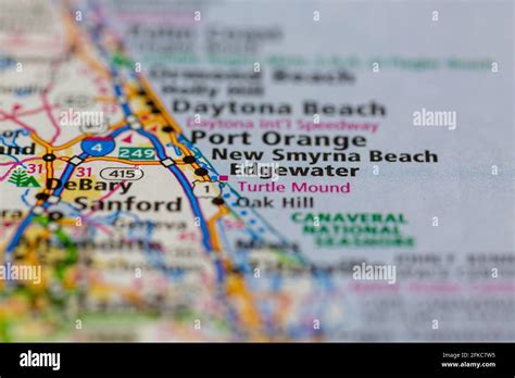 Edgewater florida map hi-res stock photography and images - Alamy