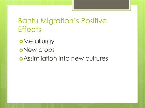 PPT - Effects of the Bantu Migration PowerPoint Presentation, free download - ID:6750562