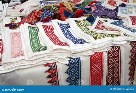 Traditional Croatia Embroidery Souvenir Stock Image - Image of embroidery, croatia: 20353879