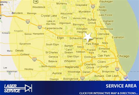 North Suburbs Of Chicago Map