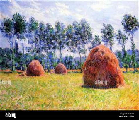 422 monet haystacks at giverny hi-res stock photography and images - Alamy