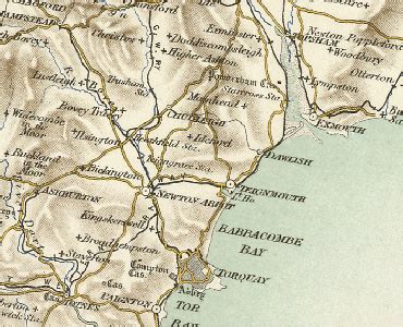 History of Bishopsteignton, in Teignbridge and Devon | Map and description