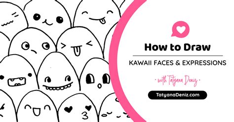 How to Draw Kawaii Faces and Expressions