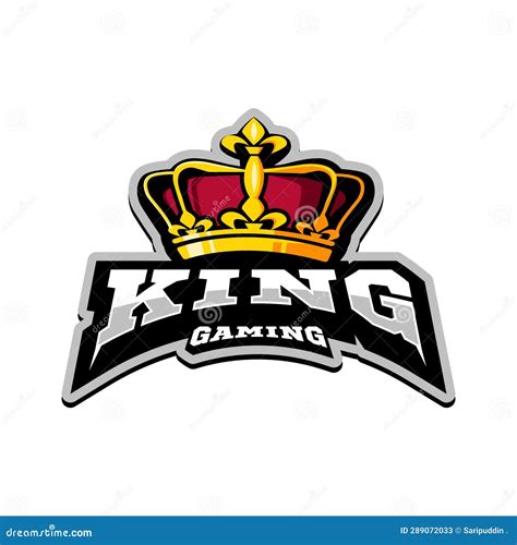 King Gaming stock vector. Illustration of classic, medieval - 289072033